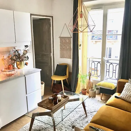Charme Boheme 9 Bail Mobilite Апартаменты Париж